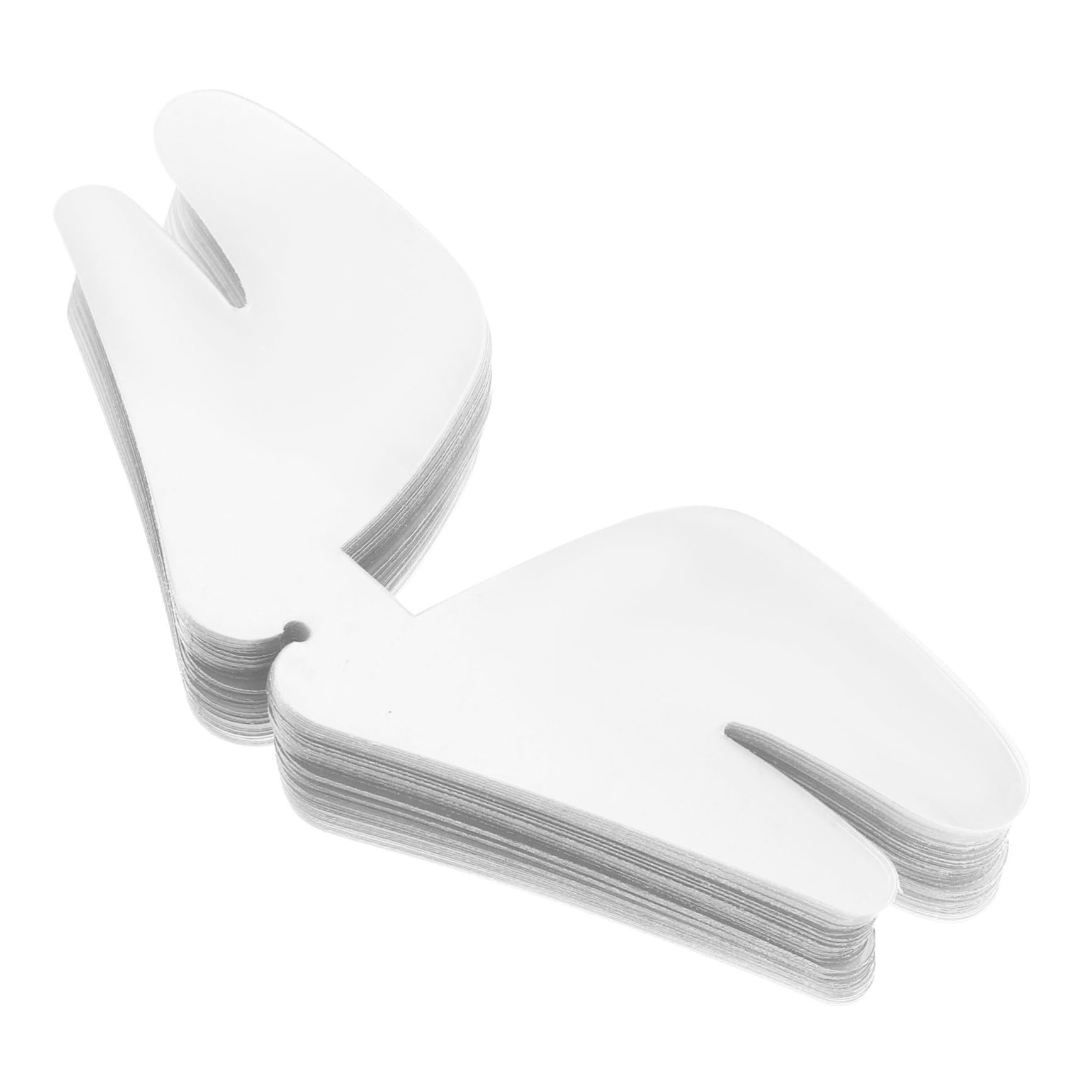 VALICLUD Collarín De Plástico Botones De Camisa Para Hombres Refuerzos De Cuello De Camisa Refuerzo De Tela Collar Se Queda Hombres Collares Para Mujer El Plastico