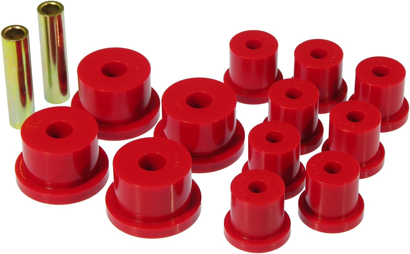 Prothane 6-1051 Red Spring Eye and Shackle Bushing Kit
