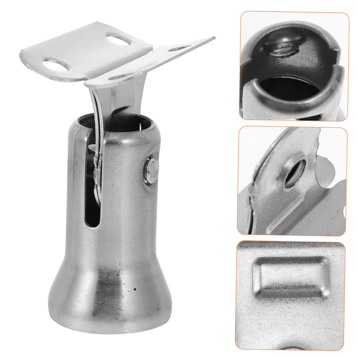 Uonlytech Supports de Rampe en Acier Inoxydable pour Main Courante Escalier, Lot de 6 Pièces Solide et Pratiques Design Élégant pour Décoration de Rambarde