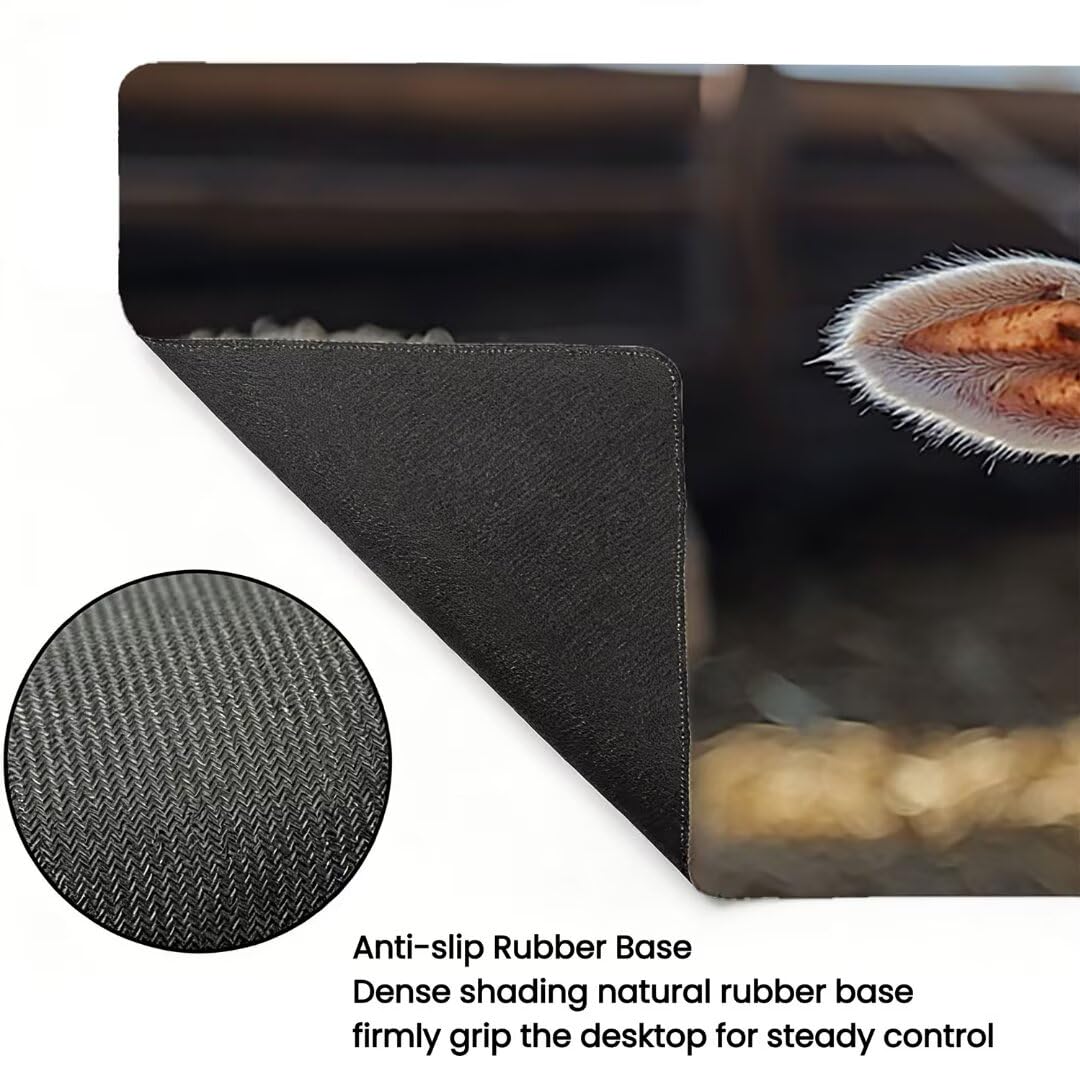 Podkładka pod mysz XXL Zwierzęta - 1600x800x3mm - Krajobraz Duża mata na biurko z przeszytymi krawędziami Wodoodporna antypoślizgowa do PC, przenośna poprawia precyzję i szybkość -35496