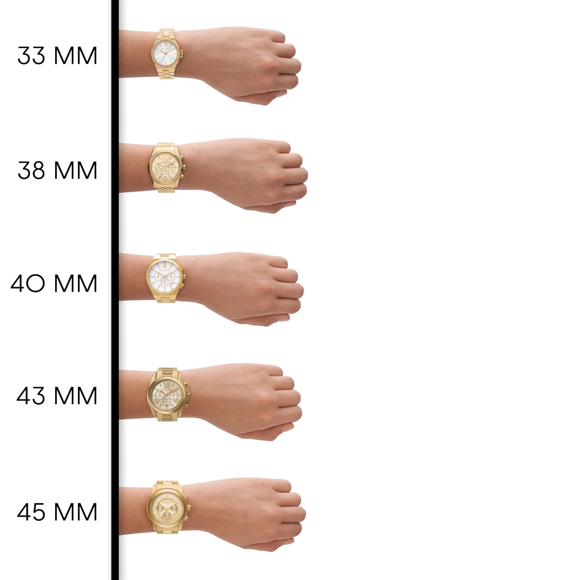 Michael Kors Darci Watch für Damen, Silberfarbenes Quarz-Dreizeigerwerk mit Edelstahlarmband