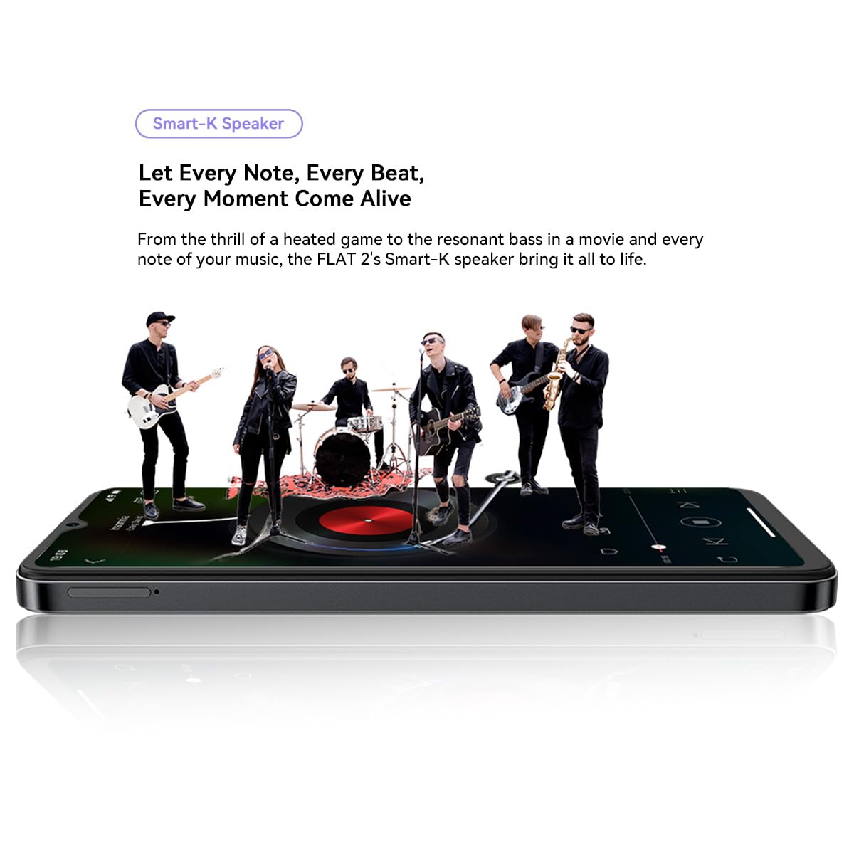 OSCAL FLAT 2 Smartphone, Android 14 (DokeOS 4.0), 12 GB RAM + 128 