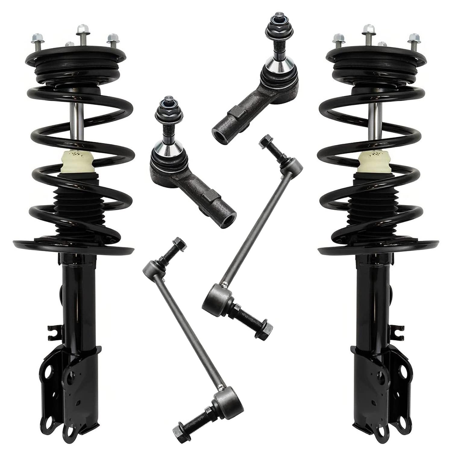 Detroit Axle - 3.5L Front 6pc Struts Kit for 2013-2018 Ford Taurus