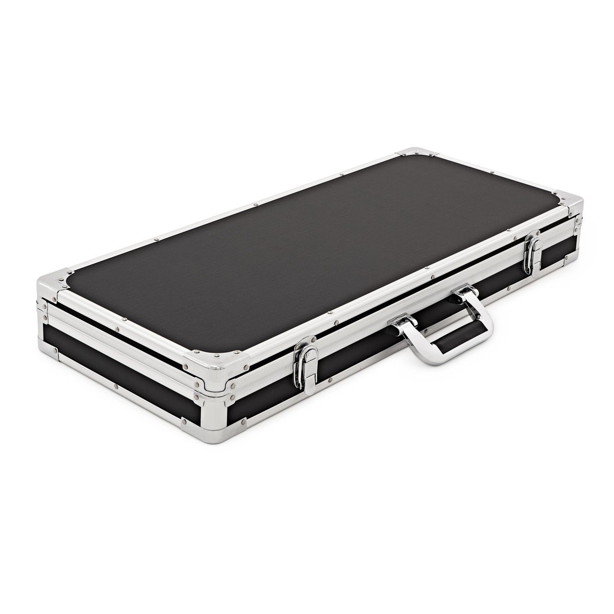 Gear4Music Pedalboard-Flight Case, groß | Für 12-15 Pedale geeignet, ABS-Konstruktion mit Metallkanten, tragbar und langlebig, Innenmaße 270x665x70mm