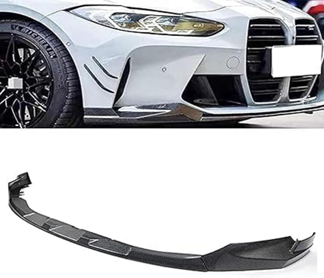 Lame de Pare-Chocs Avant pour BMW M3 G80 M4 G82 G83 2021-2024 Look Carbone