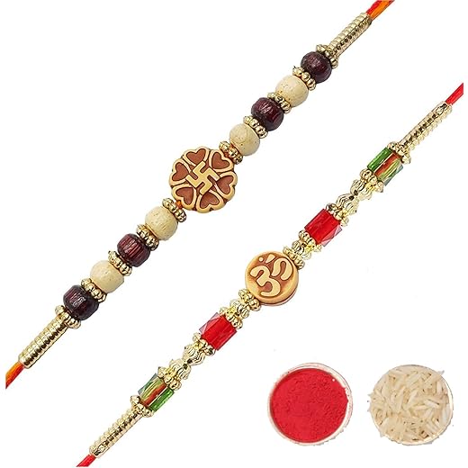 YouBella Rakhi Set of 2 Bracelet