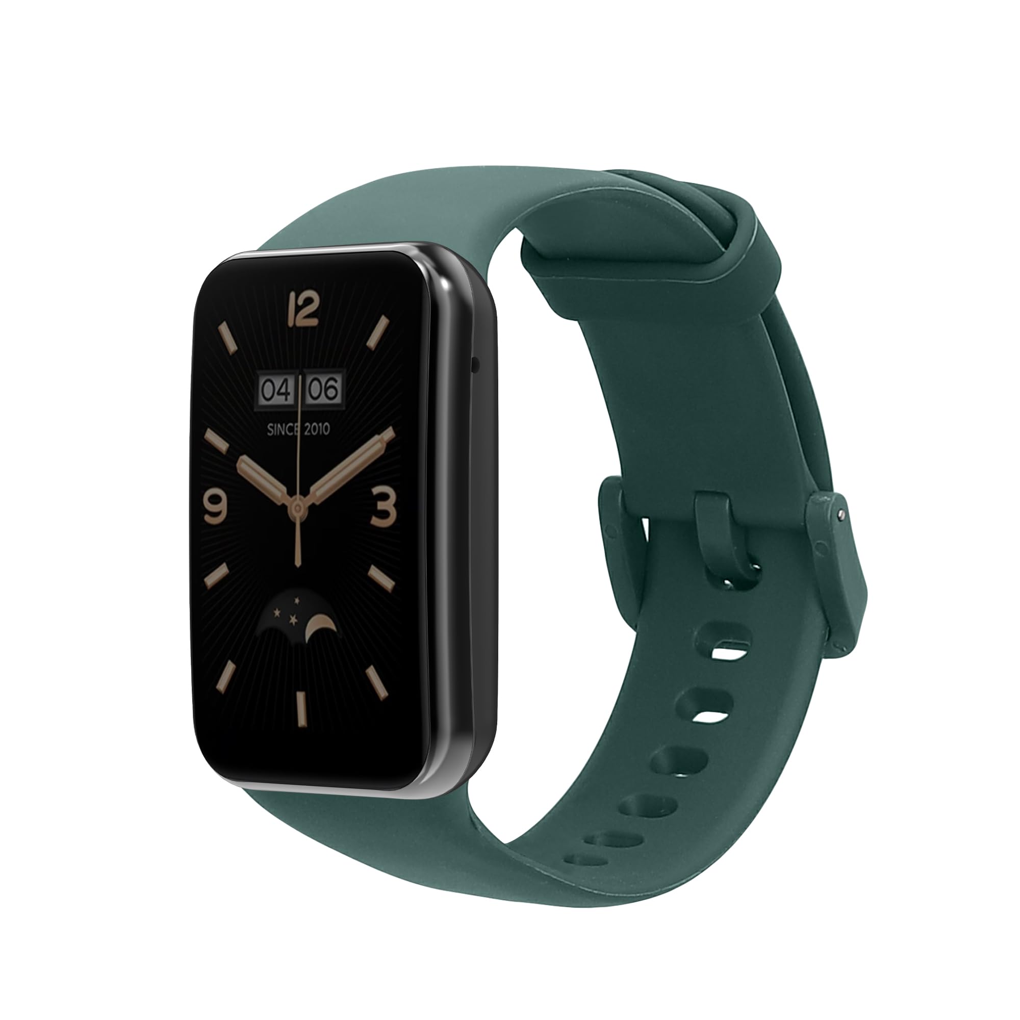 kwmobileStrap Compatible with Xiaomi Mi Band 7 Pro Strap - Replacement Silicone Watch Band - Black