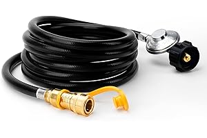 Stanbroil 12 ft Propane Regulator Hose (Perfect for Mr. Heater Big Buddy)