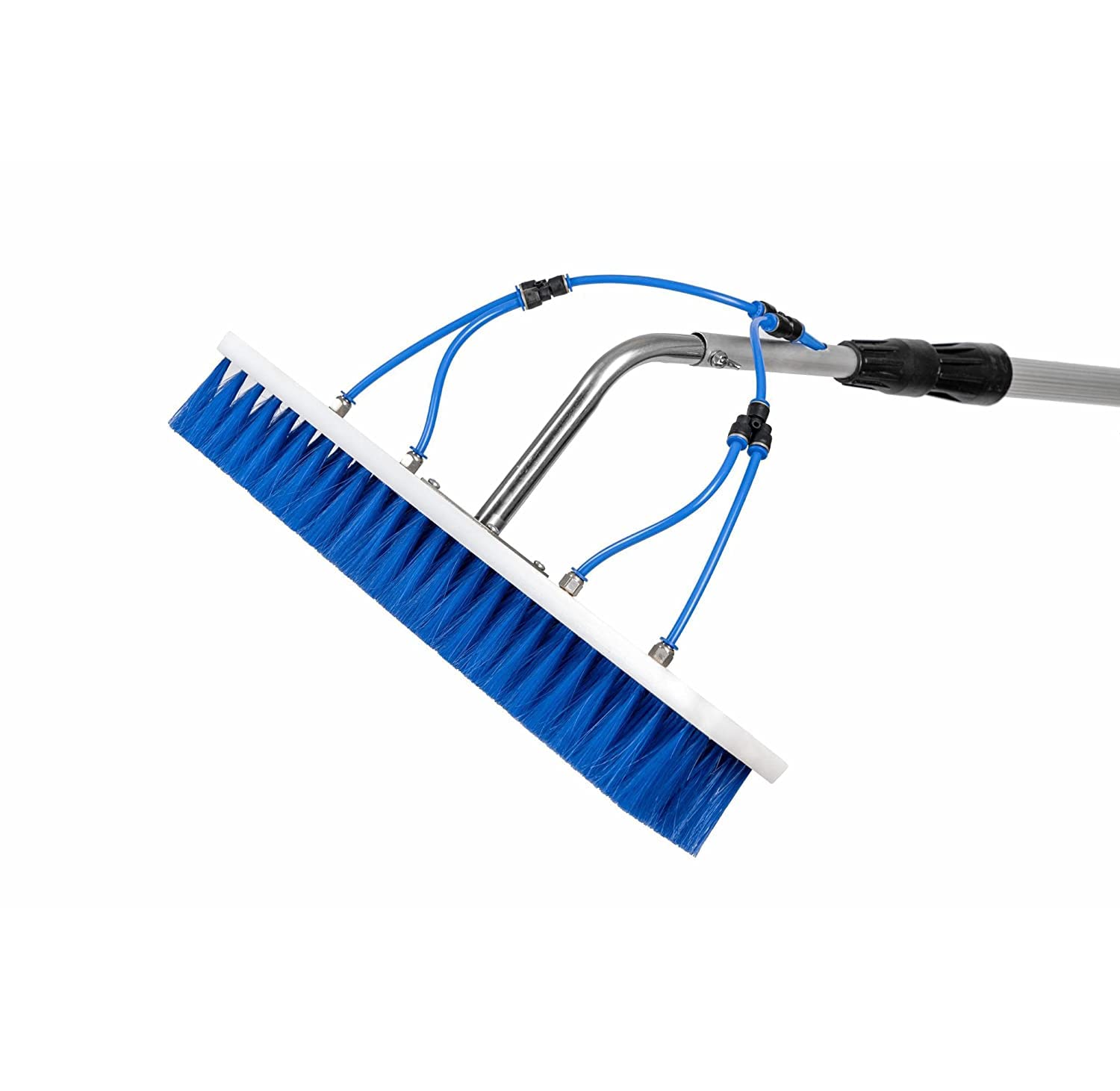 Greenizon Solar Panel Cleaning Brush Kit With Aluminium Telescopic Extension Pole And Water-Fed Pipe (4.5 Meter) | Glass Window Cleaning Brush (B09VDBMKKV) Amazon Price History, Amazon Price Tracker