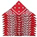 Produktbild KARL LOVEN Bandanas 10er Pack 100% Baumwolle Paisley Halstuch Kopf Hals Schal (10er Pack, Rot)