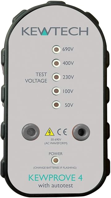 Proving Unit Kewprove4 Tests at 5 Levels 50v 100v 230v 400v & 690v Suitable for All Brands of Two Pole Testers & Multimeters.