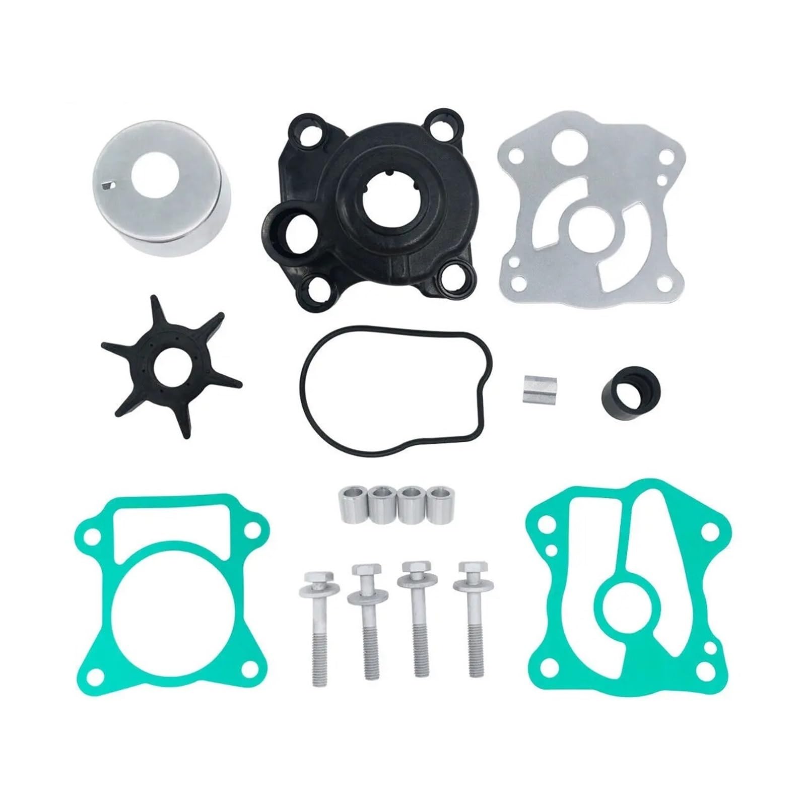 Pompe Dell'acqua 06193-ZV5-020 Kit Riparazione Girante Pompa Acqua Per Motore Per Marino 4 Tempi Per Motore Fuoribordo 35 40 45 50 HP 06193-ZV5-010 06193-ZV5-000 Pompa Dell'acqua