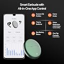 Fire-Boltt Aero TWS Earbuds Custom EQ, Wireless Bluetooth 5.4, Music & App Support, 50H Playtime, Fast Charging Case, 50ms Low Latency for Gaming, Touch Controls, IPX4 Waterproof, Clear Calls - Green gallery image
