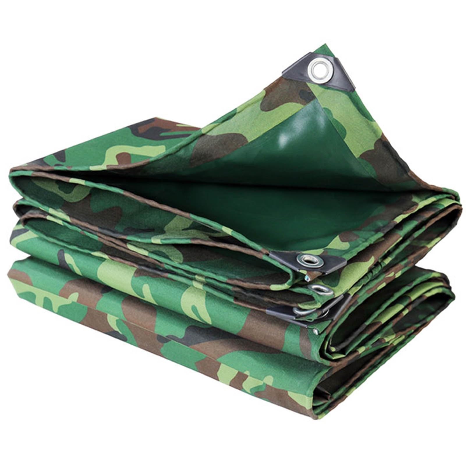 Lona de camuflaje verde impermeable para tapar maquinaria y evitar óxido