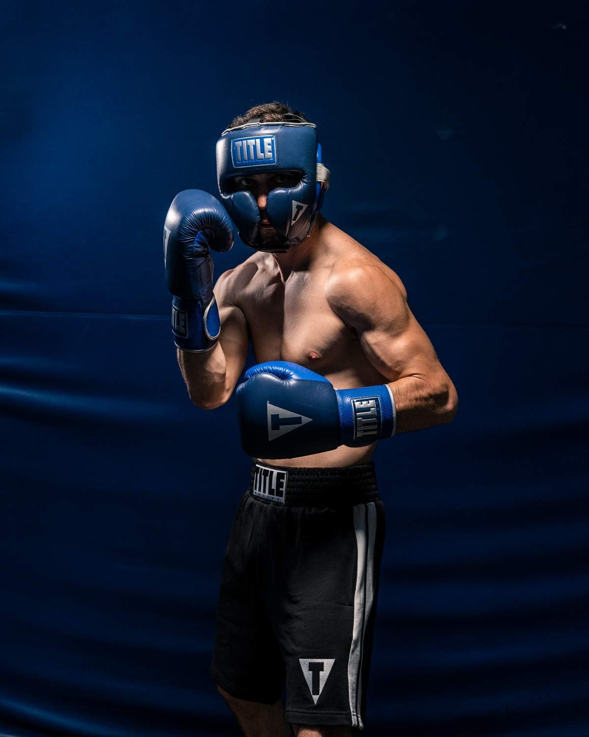 TITLE Royalty Leather Training - Boxing MMA Headgear, Muay Thai