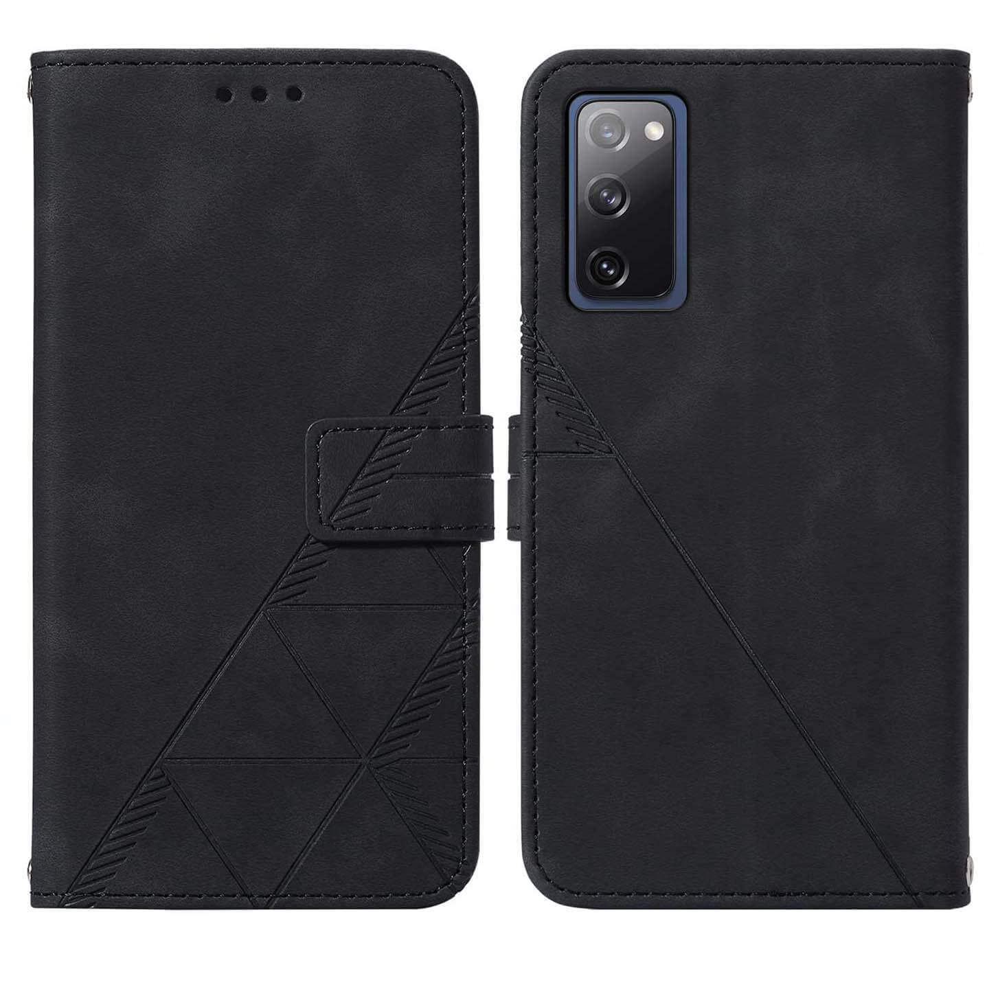 Moment Dextrad for Galaxy S20 FE Case Wallet, Card Holder Slots, Wrist Strap, TPU Interior Protective, Stand PU Leather Folio Flip Cover for Samsung S20 FE 6.5 inch (Black)