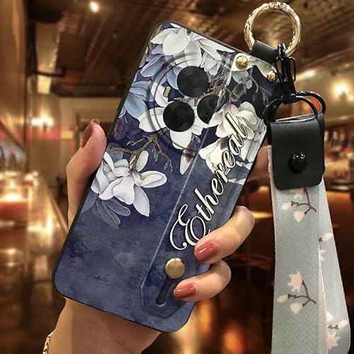 Phone Case Compatible with TCL NxtPaper60 Ultra, Soft case Waterproof Shockproof Wrist Strap Lanyard Wristband Durable Kickstand