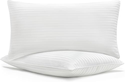 Miniatura 9 de CASUAL LIVING CL Set de almohadas de cama, estándar, color blanco, 2 unidades