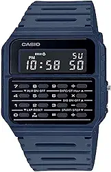 Relógio Casio Vintage Calculadora CA-53WF-2BDF Azul