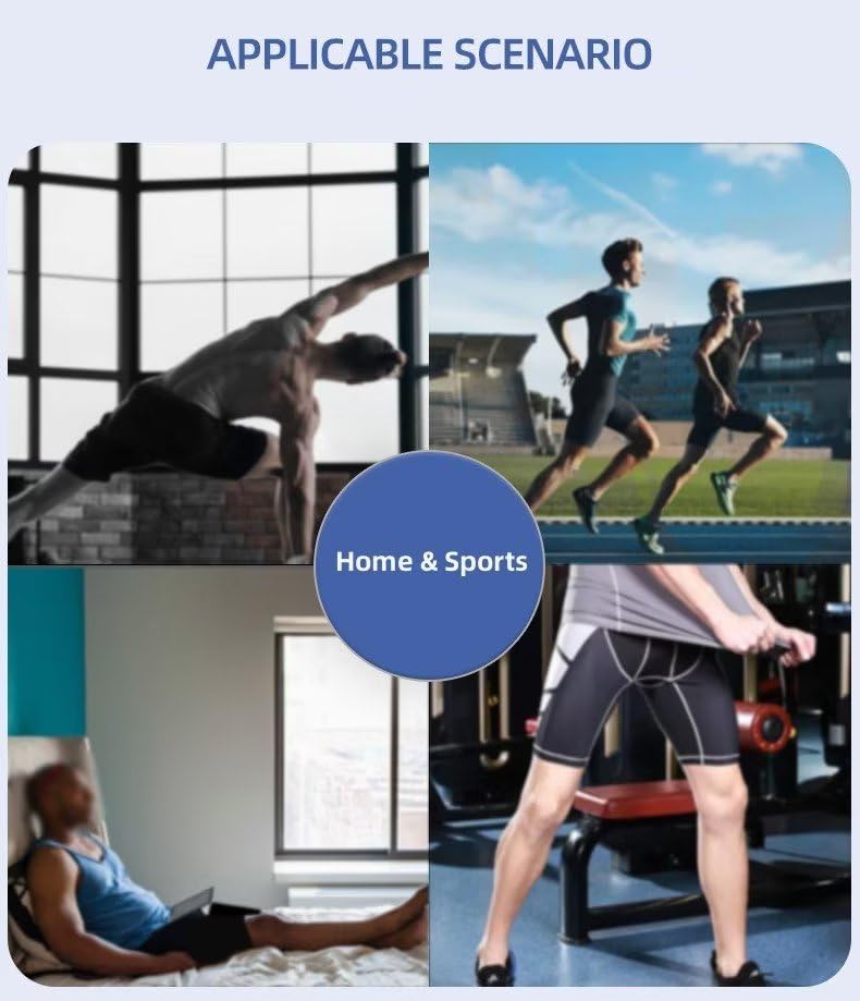 Men's Long Boxer Briefs Sports Performance Breathable Underwear Multipacks3