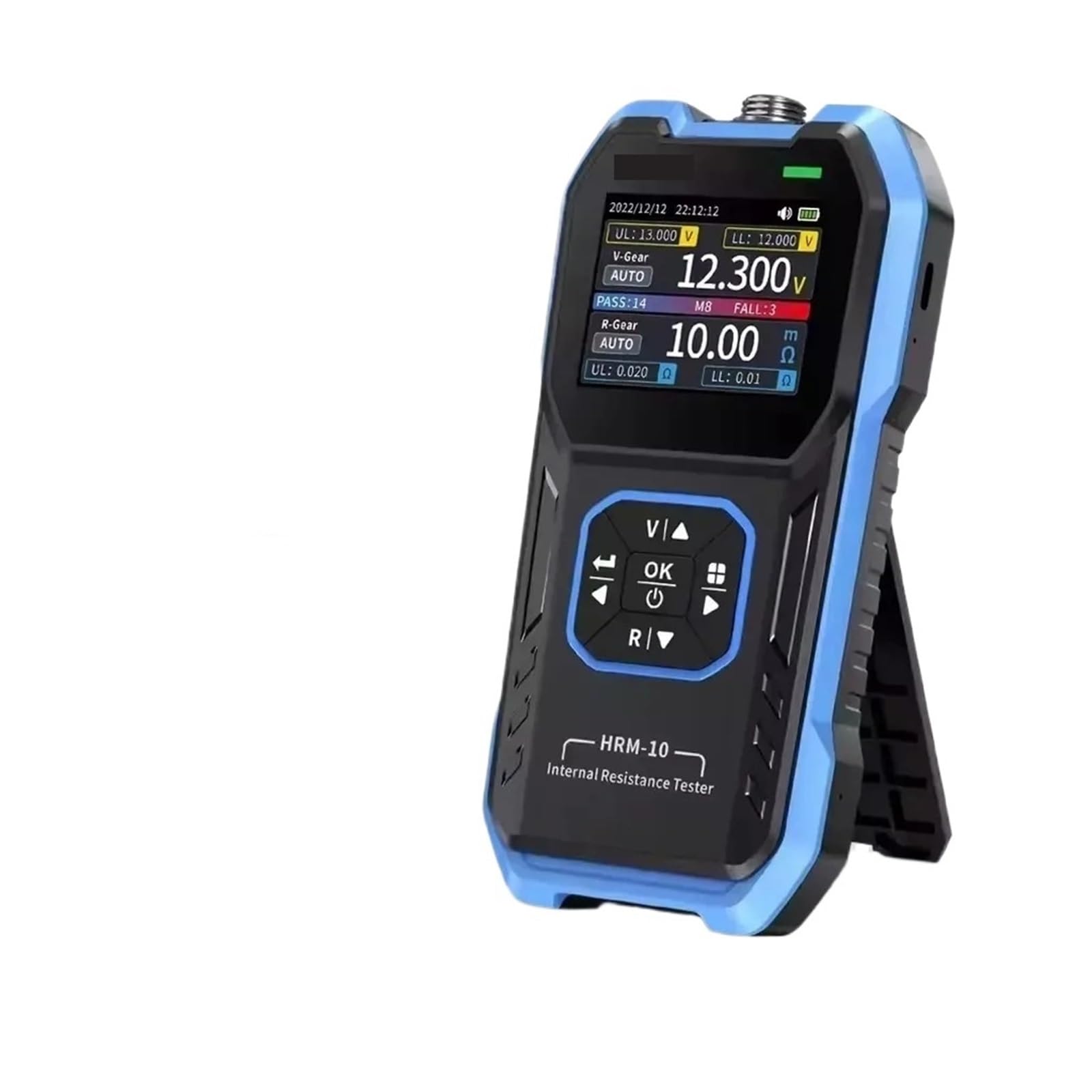 Multimetro digitale, Tester di resistenza interna della batteria ad alta precisione HRM-10, misuratore tensione CA a 4 fili