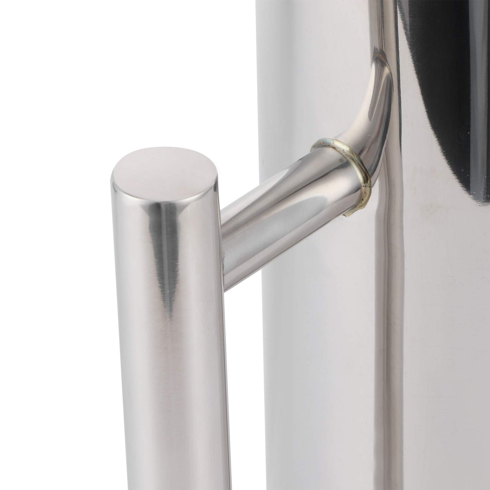 Jarra de agua, jarra de agua aerodinámica de acero inoxidable de gran capacidad de 2 l, mango ergonómico, jarra para beber en frío, herramienta de servicio para el hogar y el hotel