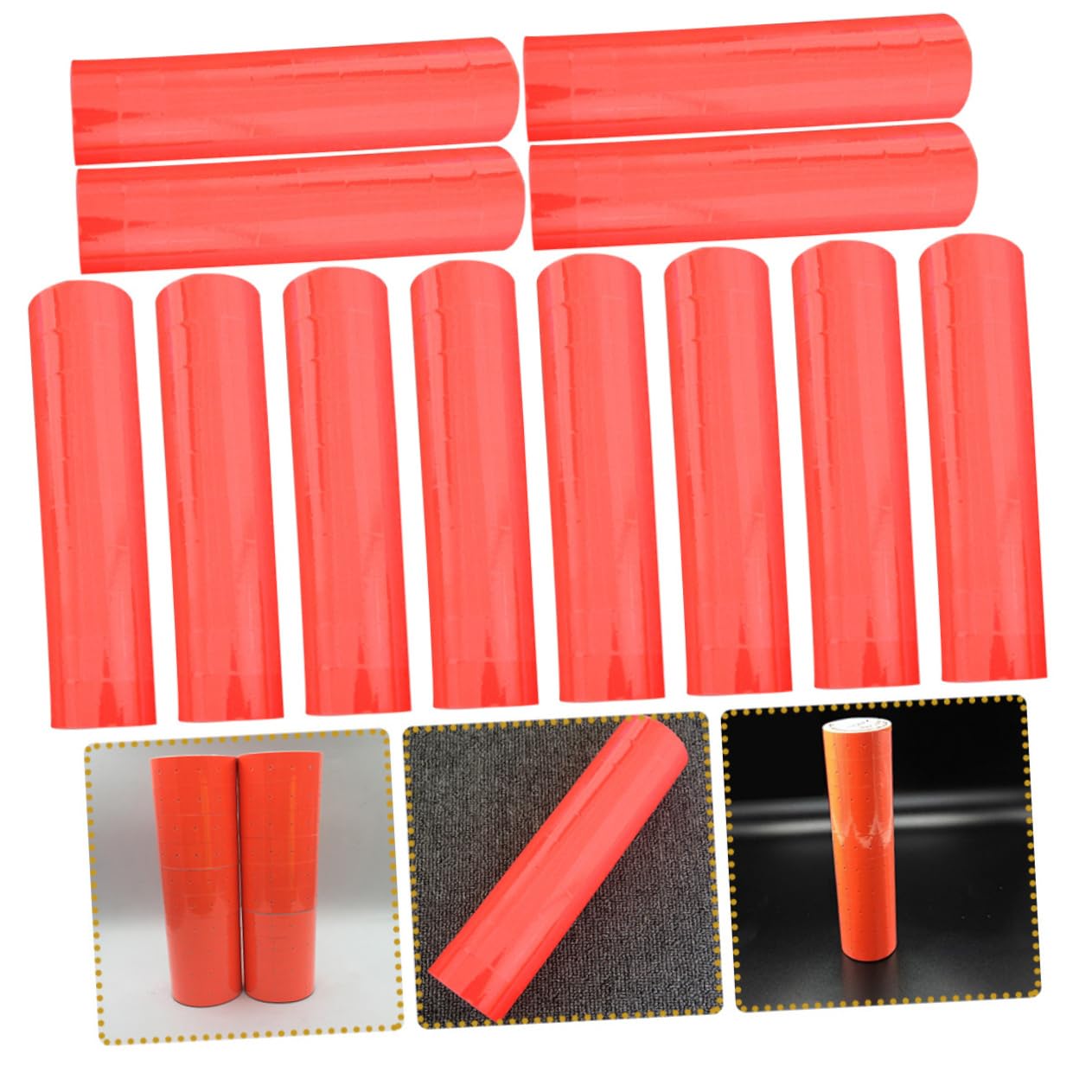 Lurrose 50 Rouleaux Papier de étiquette autocollantes etiquettes autocollantes etiquette autocollante étiquette solde étiqueter autocollants vierges autocollant de de marchandise