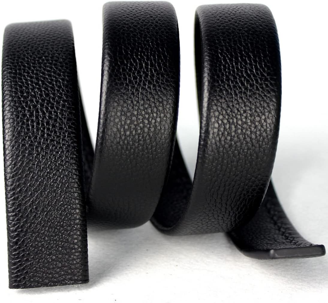 Luxury Men's Belts Red Leather Wolf Head Buckle 1.38 inch Width Used for Mens Dress Casual Adjustable Belt - Image 6