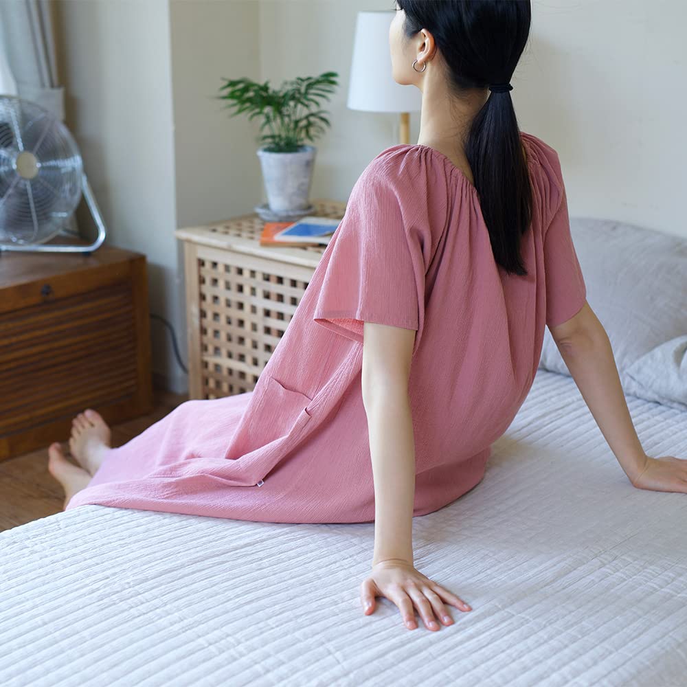 Amazon｜近江麻 ラミー 100% ちぢみ 楊柳 縮み 加工 敷き 敷 パッド