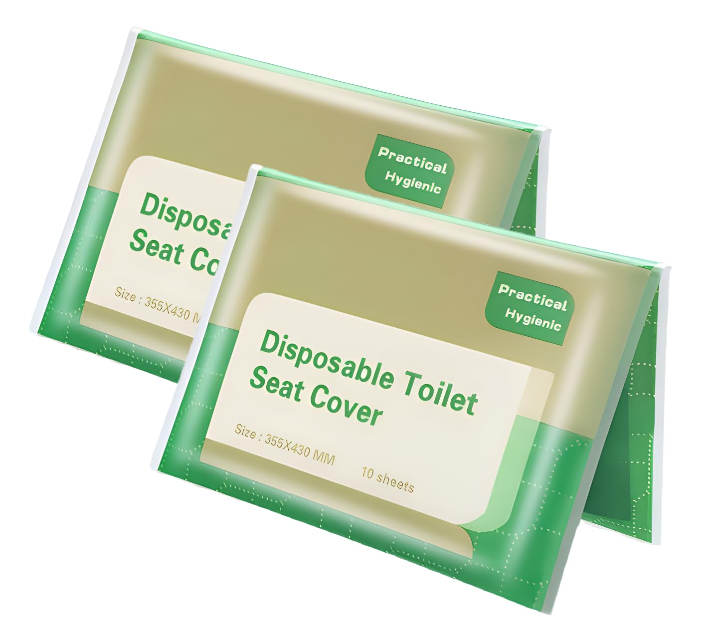 YOFANDisposable Toilet Seat Covers, Flushable Travel Disposable Toilet Seat Covers for Adults Kids Potty Training, Travel Essential Accessories for Airplane, Road Trips, Camping (20)