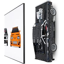 Wall Mount Display for Lego Dom's Dodge Charger 42111 Vertical