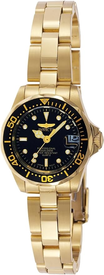 Invicta Women’s 8943 Pro Diver Collection Gold-Tone Watch (100 m)