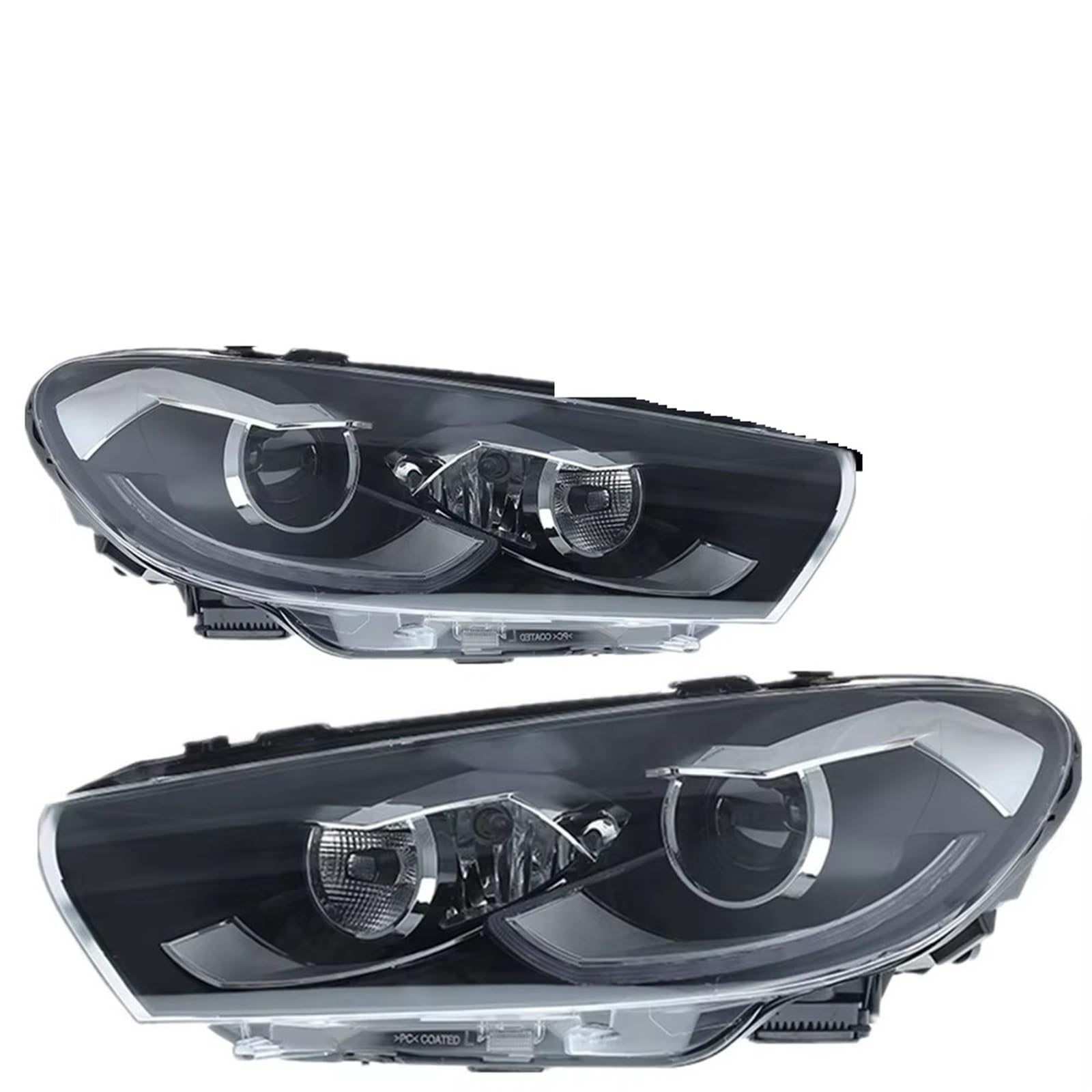 Gruppo fari per Auto per VW Scirocco R 2009-2017, Gruppo fari per Auto, Lente bifocale, indicatori di direzione, Coppia di luci ()