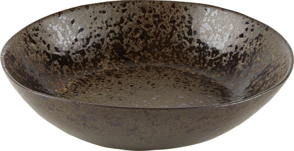 Rustico C53358 Black Ironstone Pasta Bowl, 22 cm (Pack of 6)