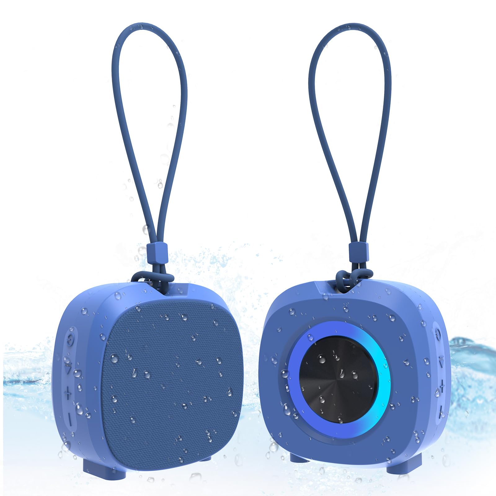Portable Bluetooth Speakers RGB Lights TWS Speakers Wireless IPX5 Waterproof Mini Speaker with Loud Stereo Sound 15 Hours