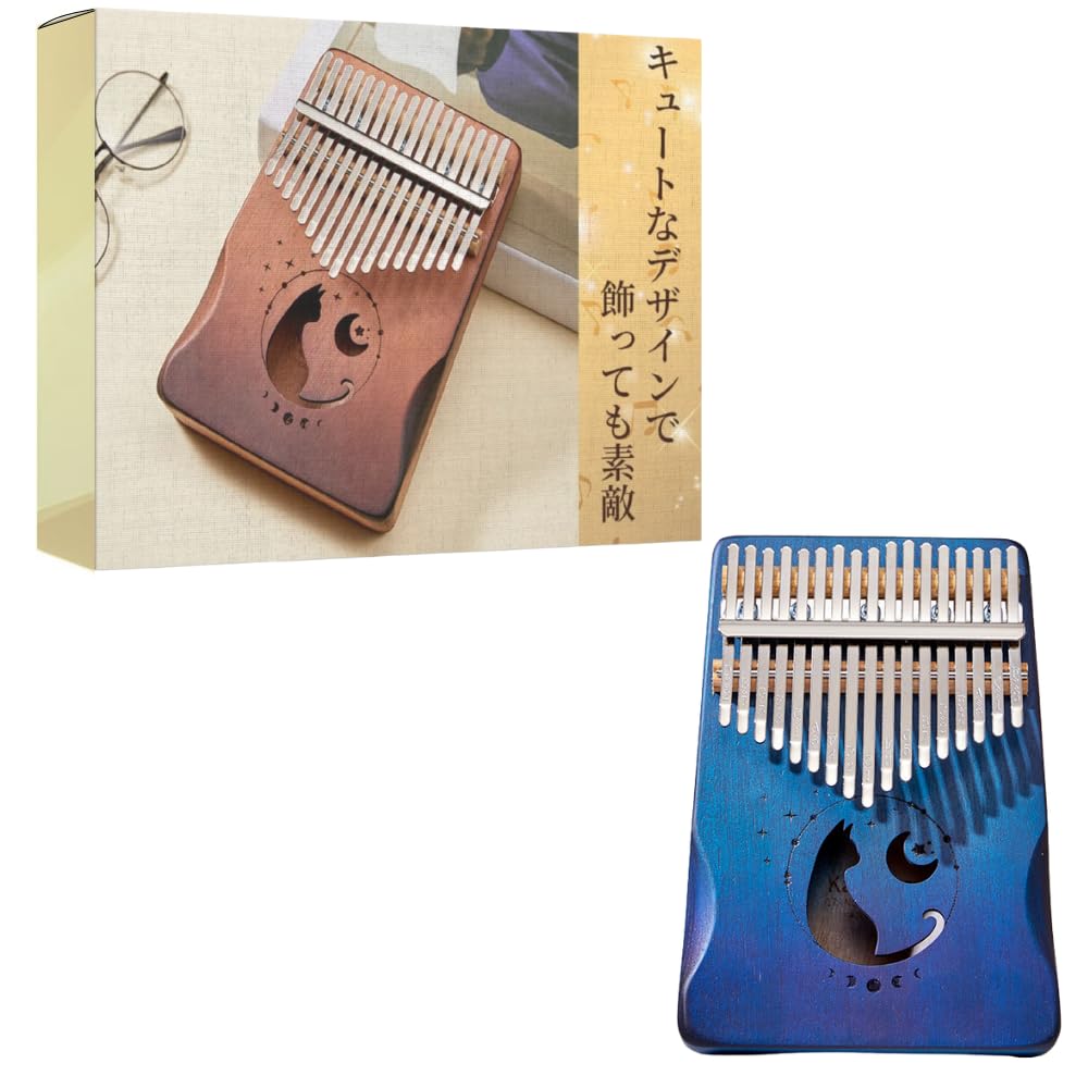 Amazon | ideamall カリンバ 初心者 猫 17キー Kalimba ネコ かりんば