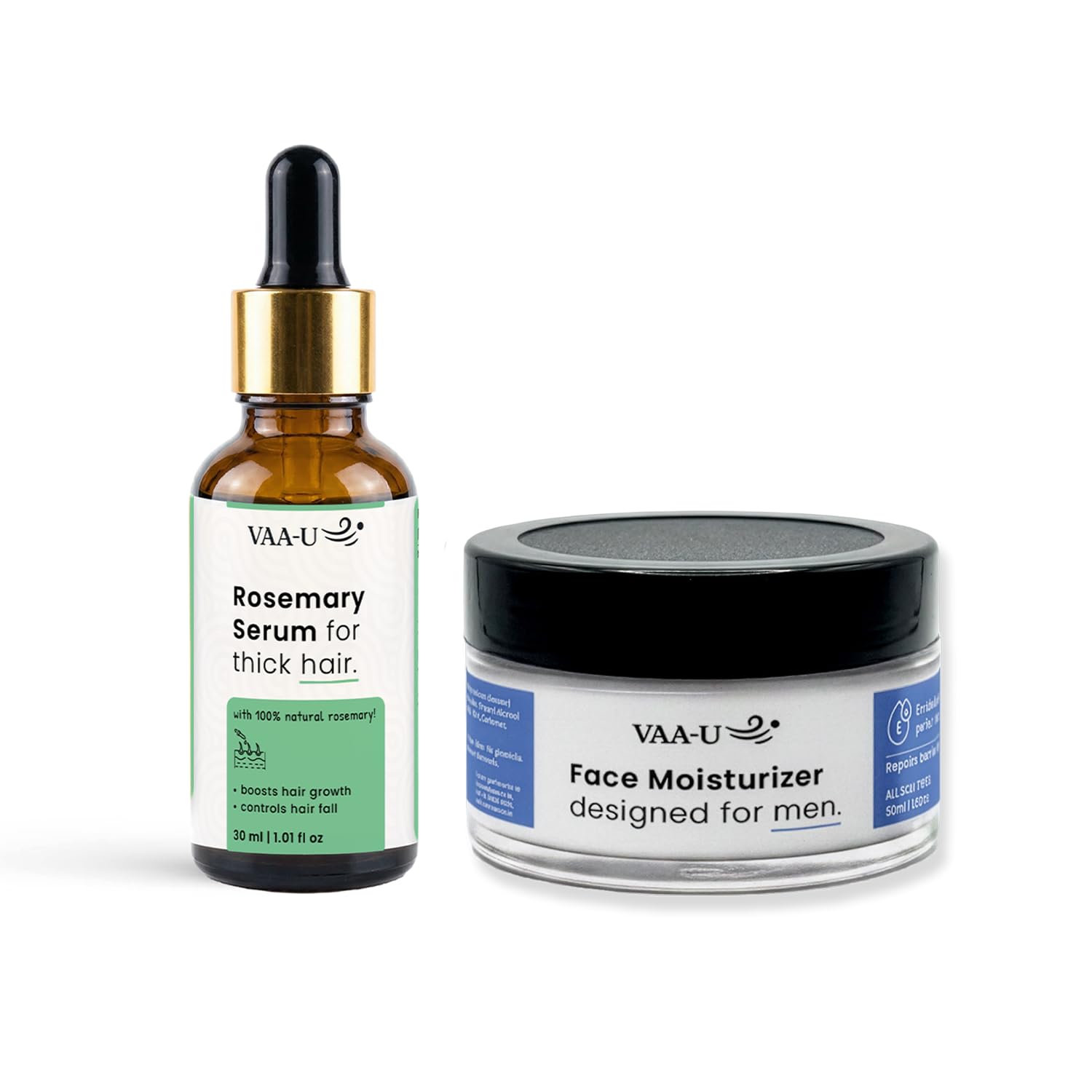 Vitamin E Face Moisturizer 50g & Rosemary Hair Serum 30ml Combo | Daily Care | Lightweight Formula | Non Greasy | Fast Absorbing | Skin & Hair Care | Combo Pack-image-33