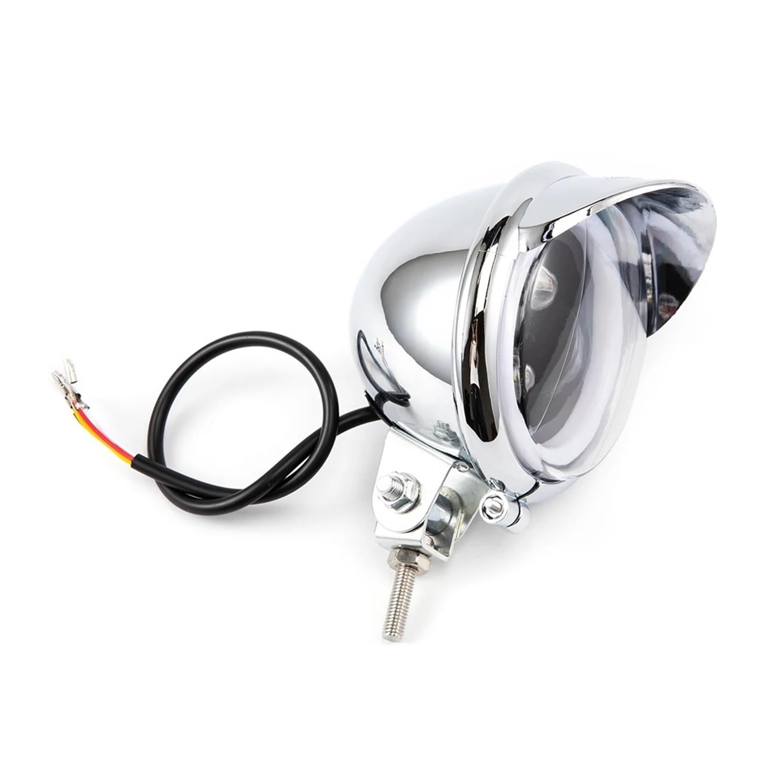SANCAK Fari Per Motociclette Per Vecchi Per Scuola Per I Tour Per Motociclette Cromate Fari Universali A LED 12V Fendinebbia