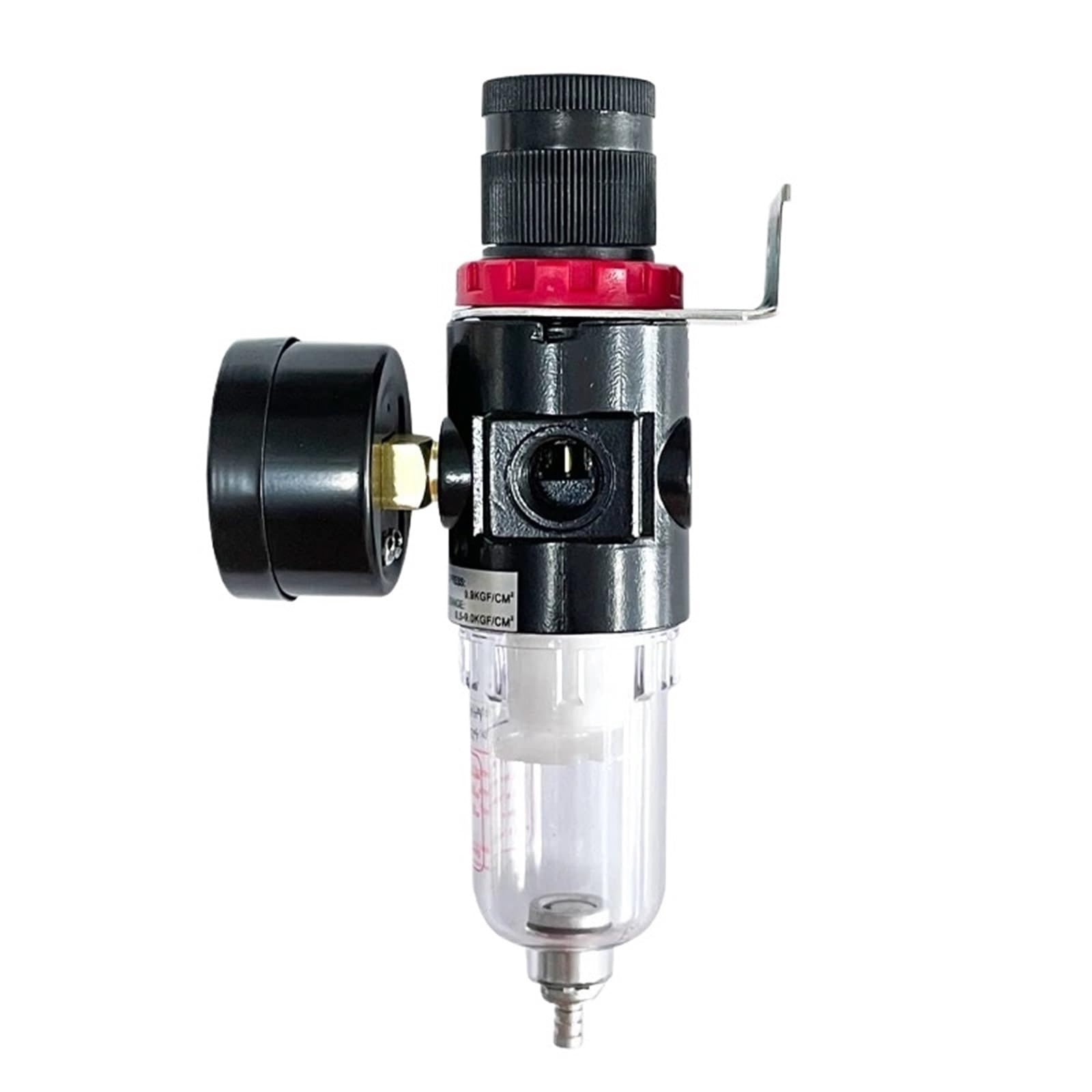 AFR2000 1/10.2 cm Sprężarka Powietrza Separator Wody Filtr Regulator Procesor Powietrza Ręczny Drenaż (AFR2000 UE Armatura)