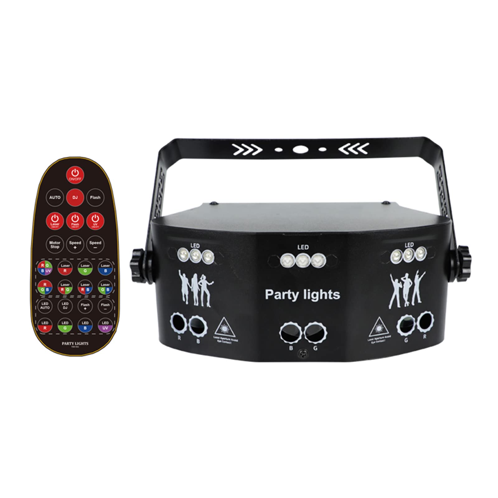 15 LED stroboscope disco lumière, stroboscopique flash disco flash pour fête, stroboscope disco flash