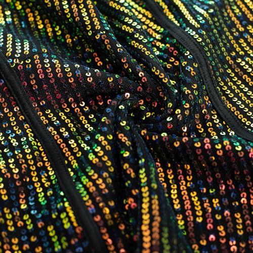 Image of GRACE KARIN Sequin Tank Tops for Women Bustier Corset Top Sparkle Sexy Slim Camisole Sleeveless Party
