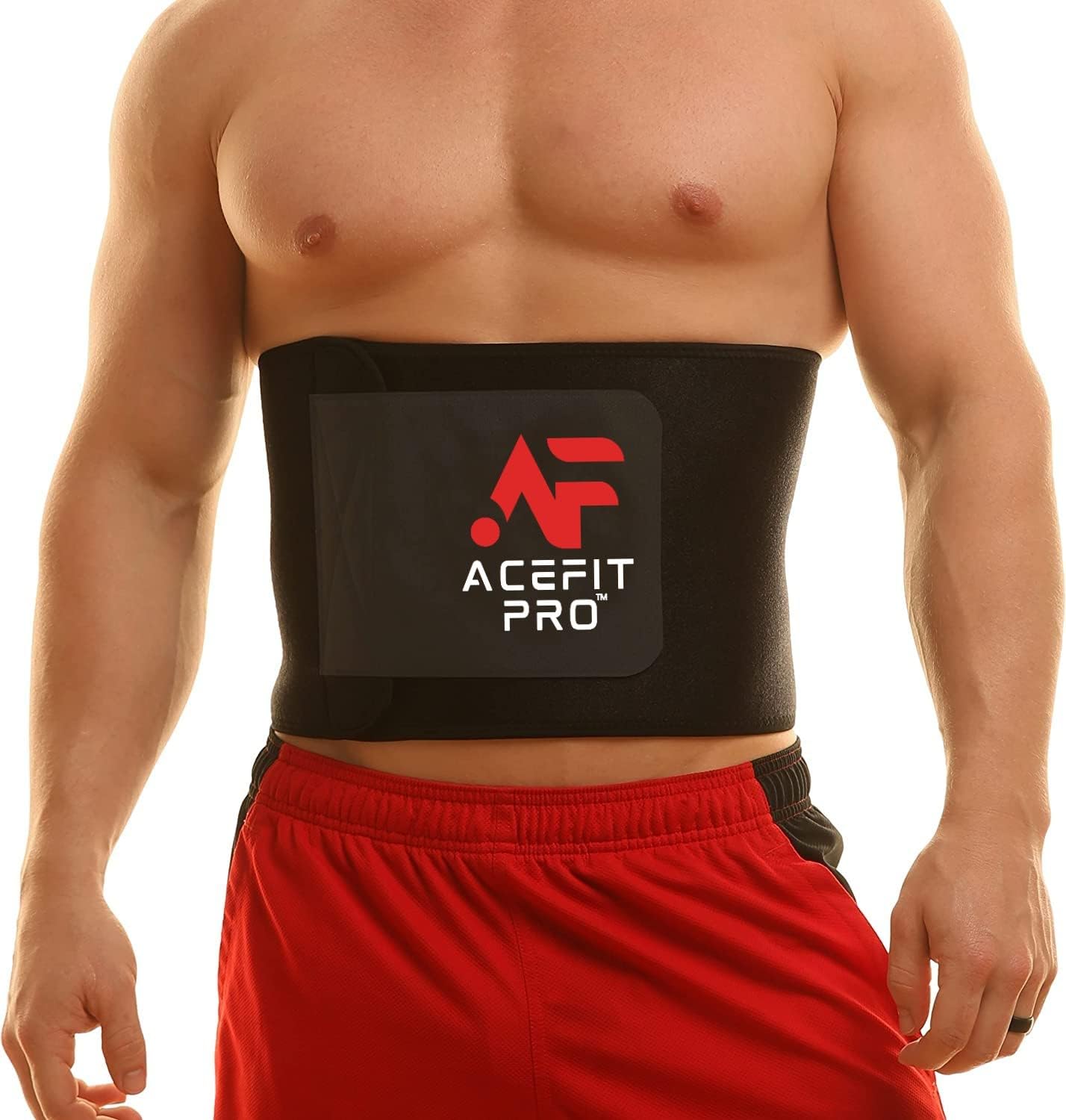 [2023] Waist trainer for women & men workout, trimmer for weight loss, gym essentials in lower belly fat work out belly burner home workout shaper sweat band exercise for abs