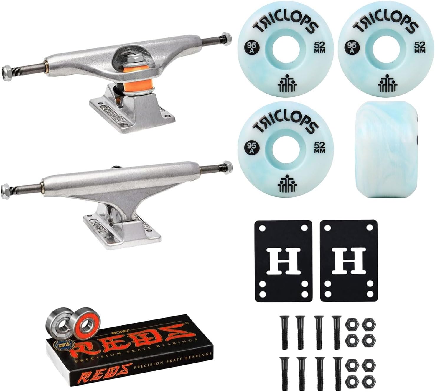 Skateboard Trucks And Wheels Set Independent Skateboard