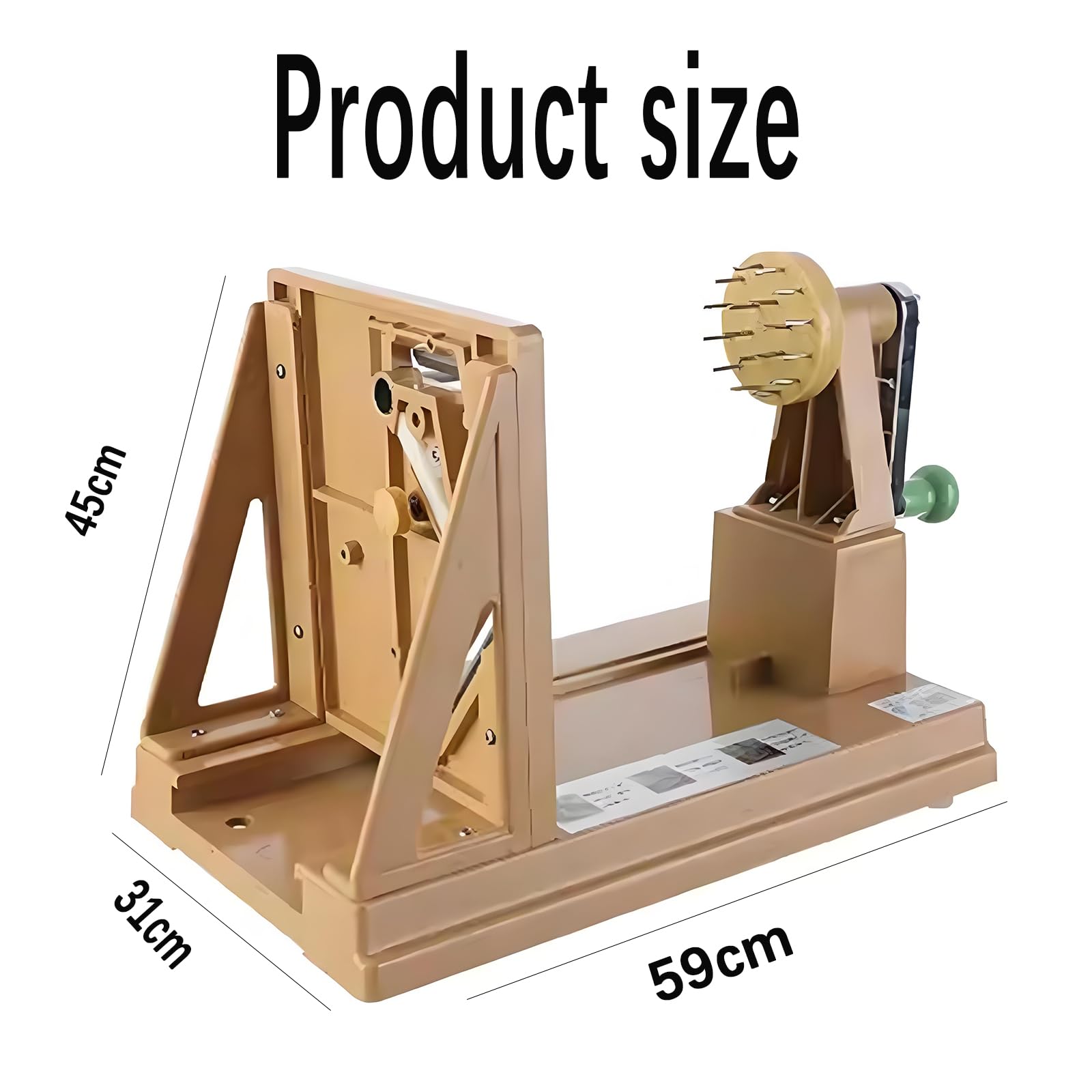 Griglia Manuale per Verdure, Griglia a Tamburo Rotativo Multifunzionale, Griglia Manuale per Verdure, Facile da Usare, per Verdure, Cioccolato, Patate, Cucina