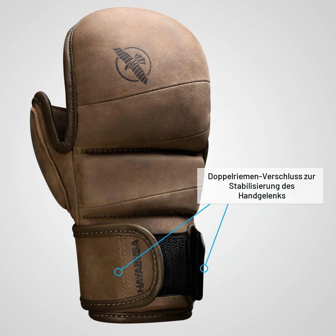 Hayabusa T3 LX 7oz Hybrid-Handschuhe aus Leder Ideal für Kampf
