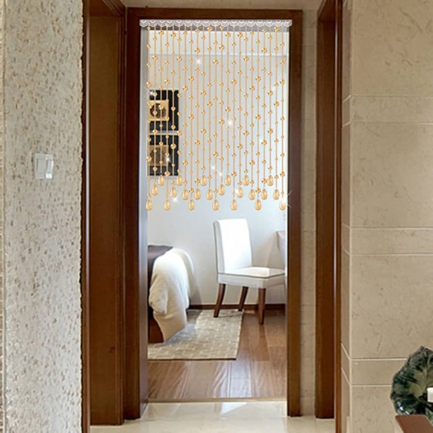 Amazon｜[YXSNG] ビーズカーテン のれん 目隠し 瓢箪型