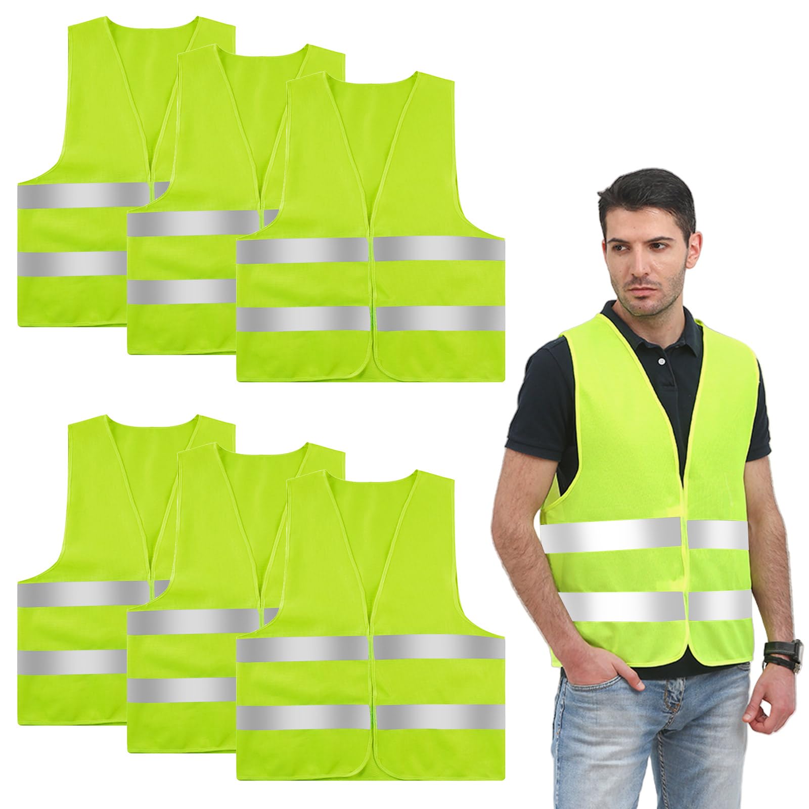 Gilet Caccia Uomo Giubbotti Catarifrangenti Pezzi Alta