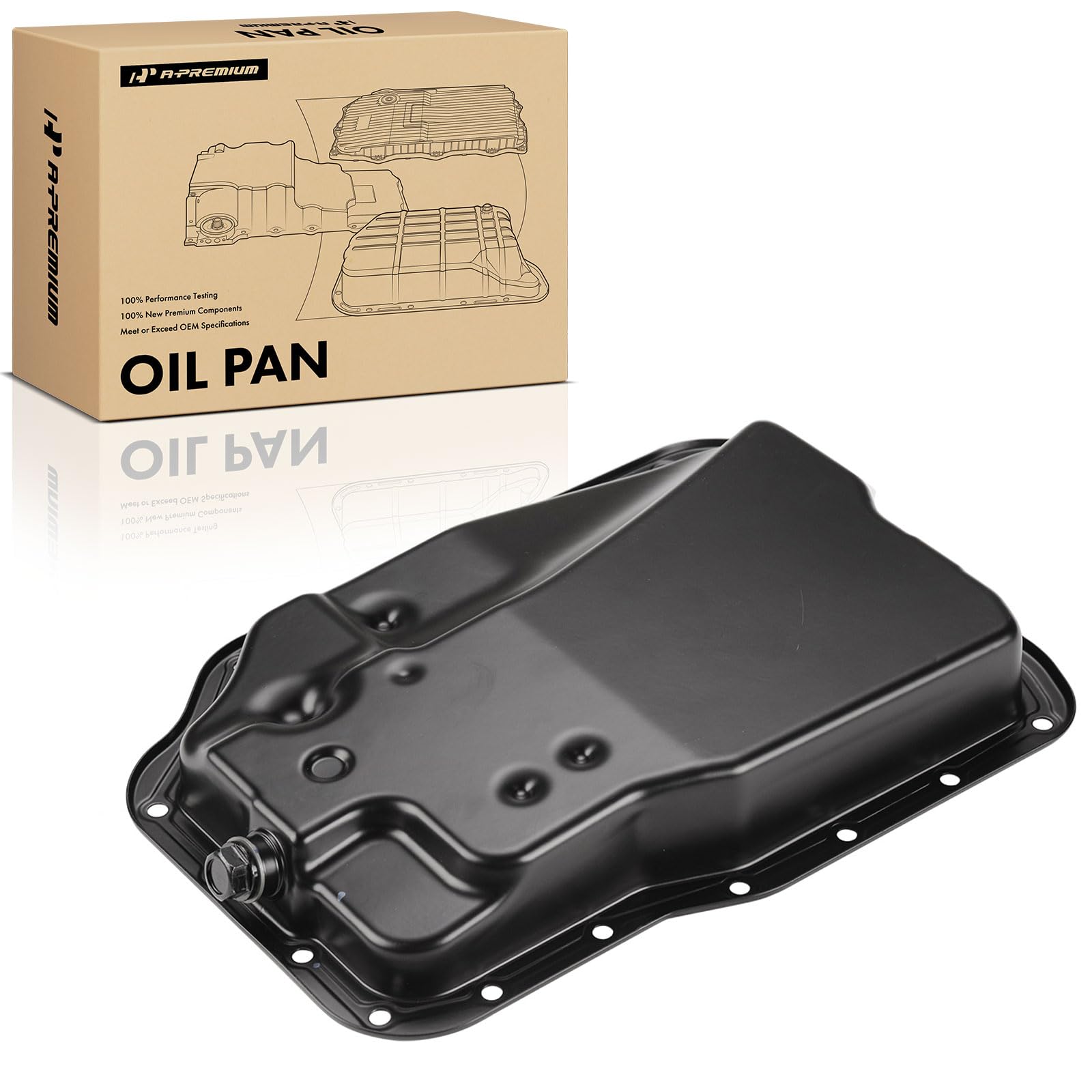 Amazon.com: A-Premium Transmission Oil Pan with Drain Plug