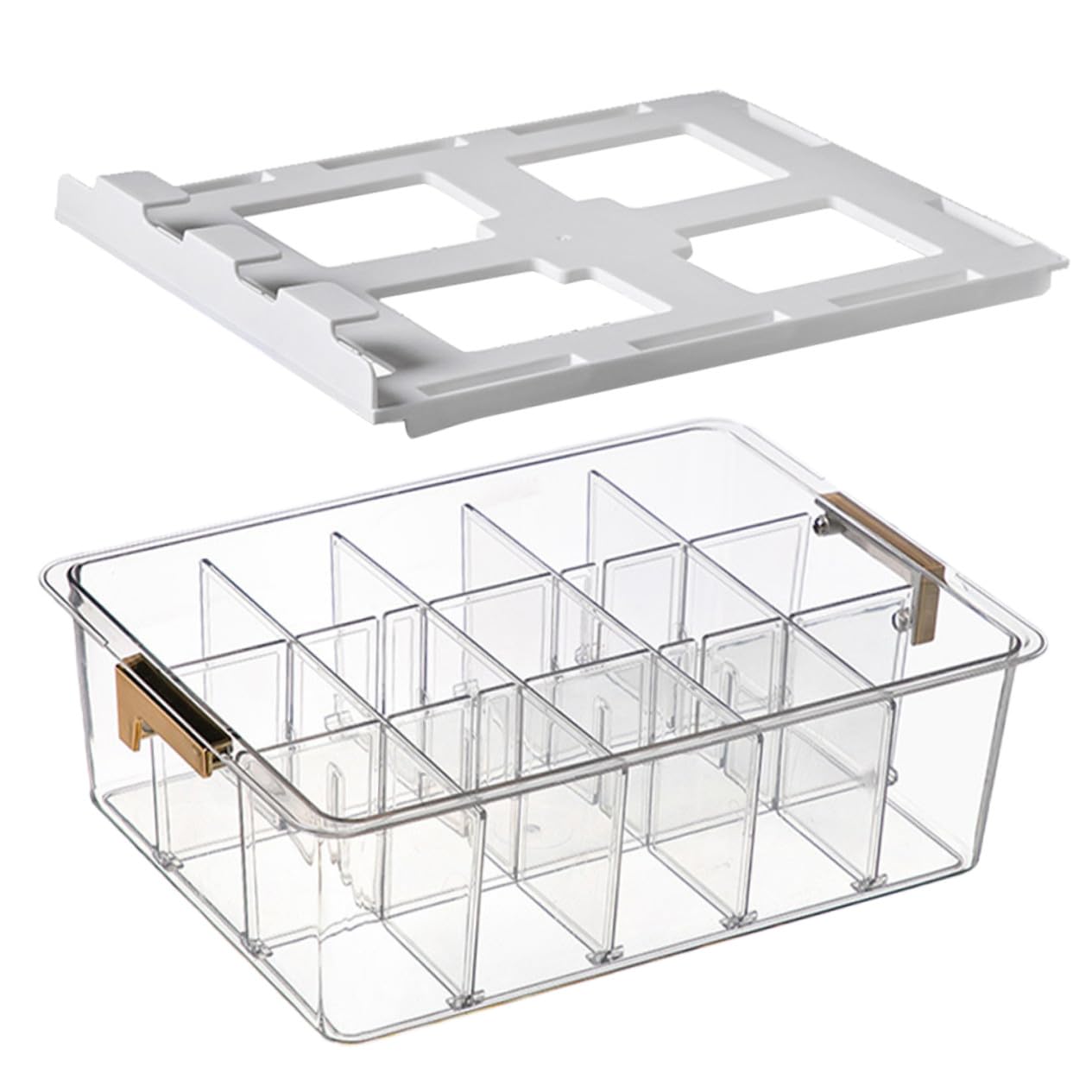 Sockenorganizer Schublade mit Mehreren Fächern aus Pet Transparent