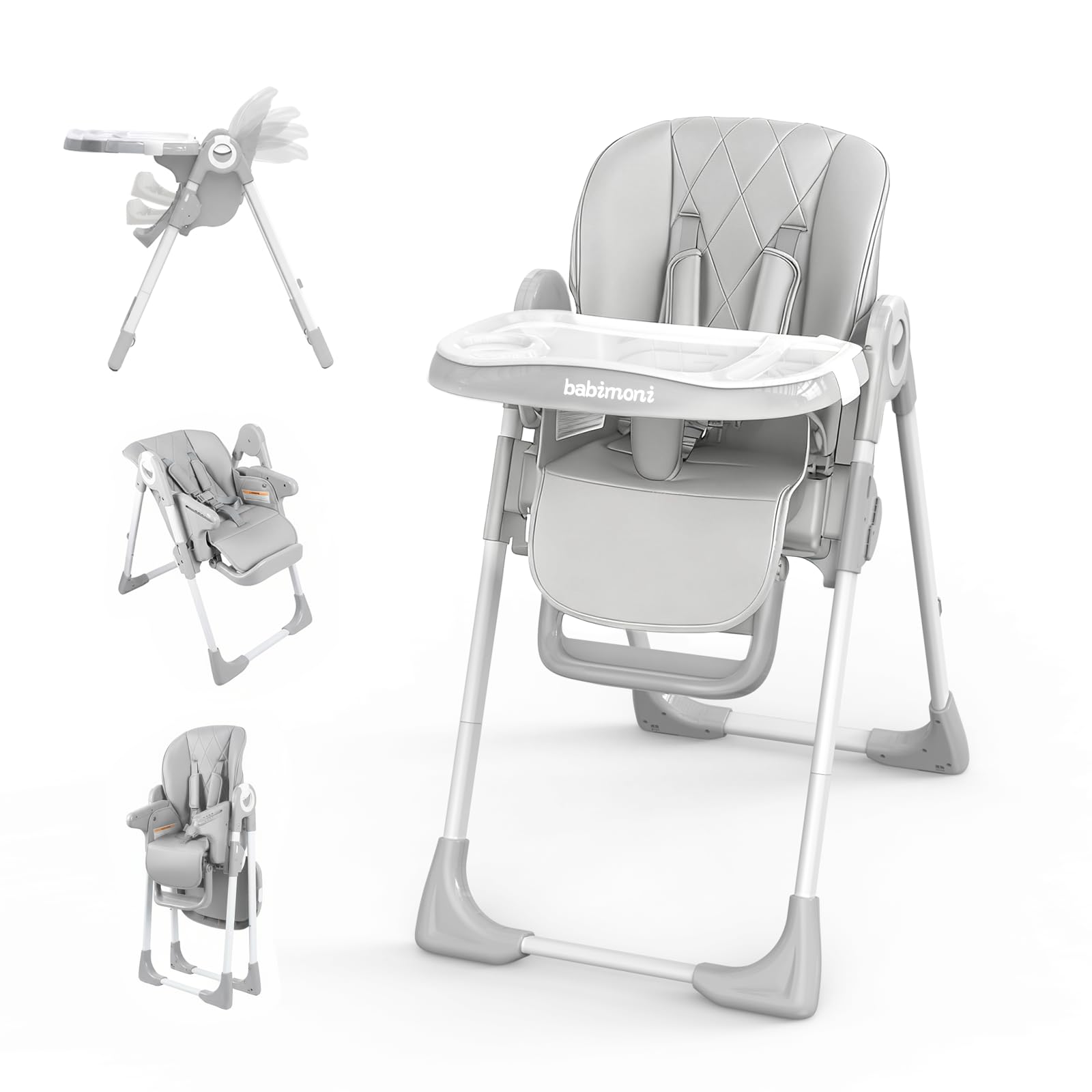 babimoni 4-in-1 Foldable High Chair